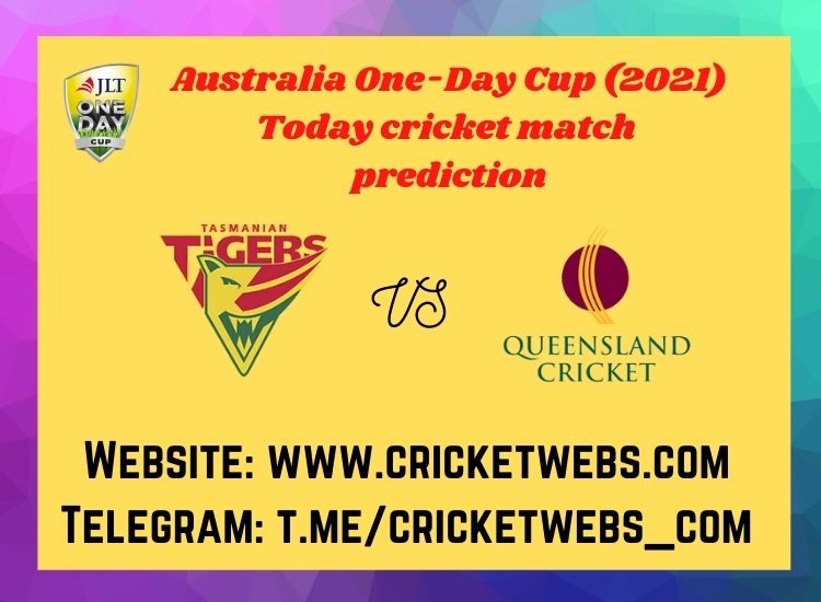 Who will win today's Tasmania vs Queensland 2nd ODI Australia Domestic One-Day Cup match prediction_