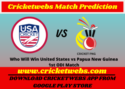 United States vs Papua New Guinea 1st ODI Match 2021 Prediction