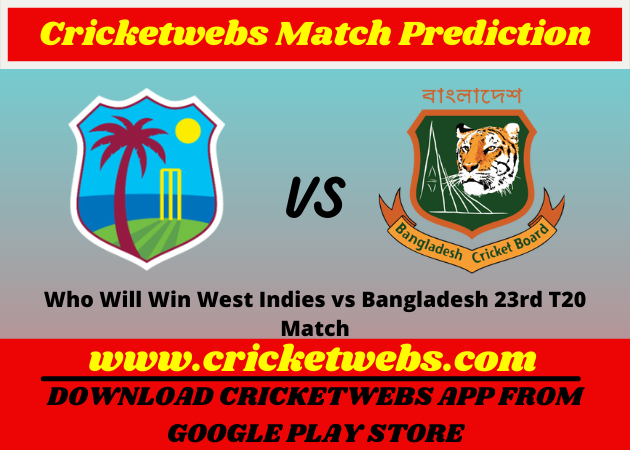 West Indies vs Bangladesh 23rd T20 World Cup 2021 Match Prediction
