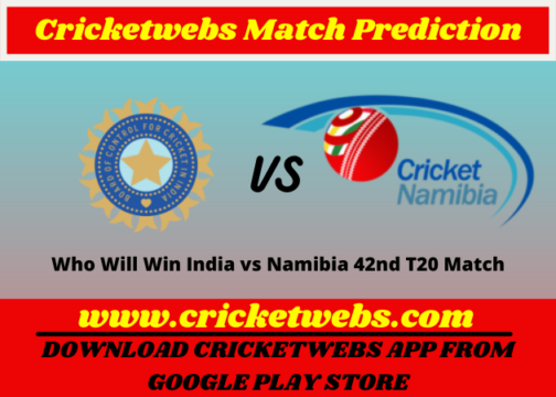 India vs Namibia 42nd T20 World Cup 2021 Match Prediction