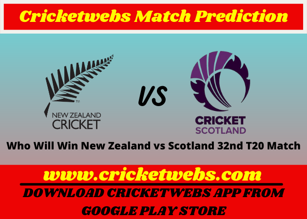 New Zealand vs Scotland 32nd T20 World Cup 2021 Match Prediction