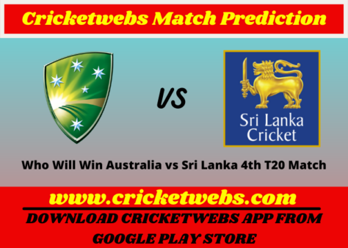 Australia vs Sri Lanka 4th T20 2022 Match Prediction