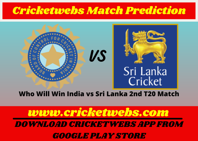 India vs Sri Lanka 2nd T20 2022 Match Prediction