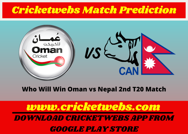 Oman vs Nepal 2nd T20 2022 Match Prediction