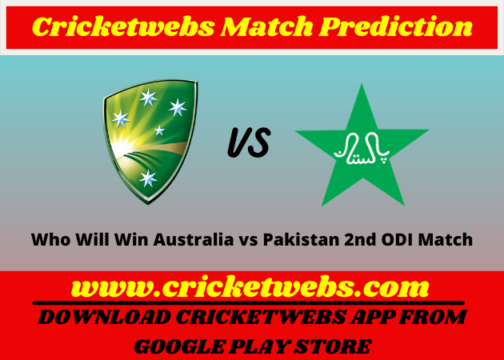 Australia vs Pakistan 2nd ODI 2022 Match Prediction