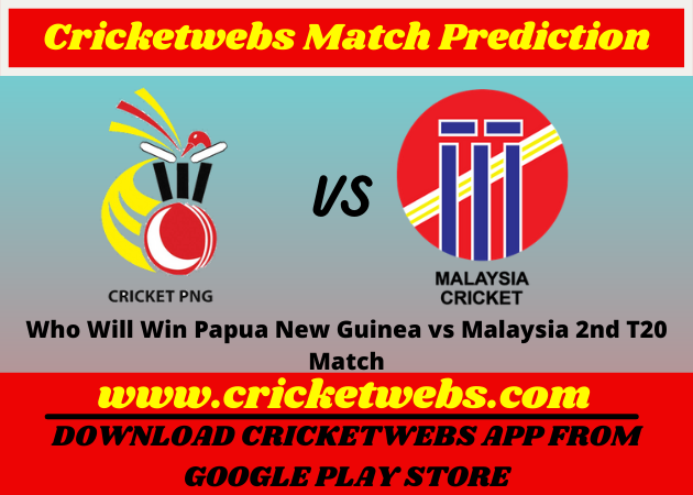 Papua New Guinea vs Malaysia 2nd T20 2022 Match Prediction