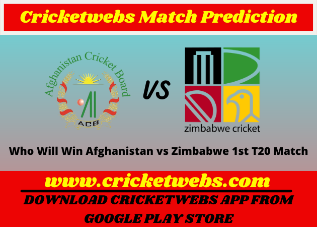 Afghanistan vs Zimbabwe 1st T20 2022 Match Prediction