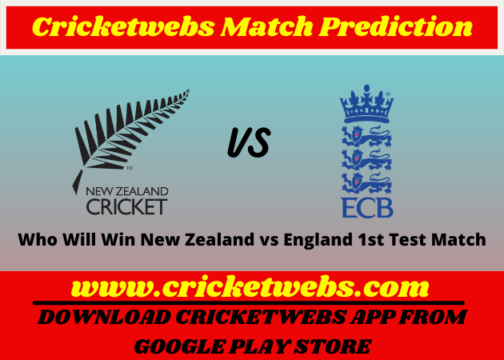 New Zealand vs England 1st Test 2022 Match Prediction