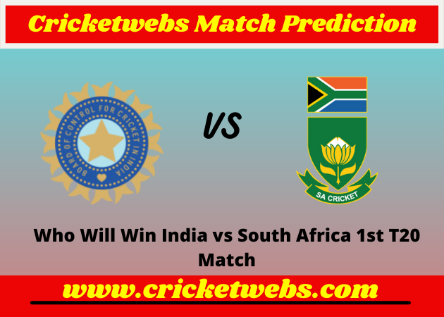 India vs South Africa 1st T20 2022 Match Prediction