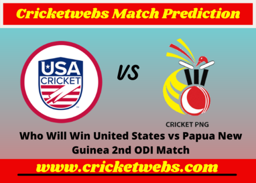 United States vs Papua New Guinea 2nd ODI 2022 Match Prediction