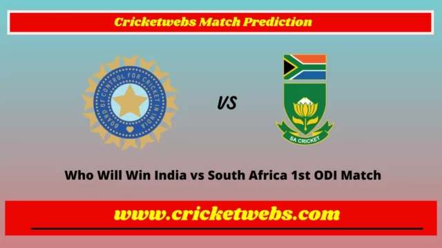 Who Will Win India vs South Africa 1st ODI Match