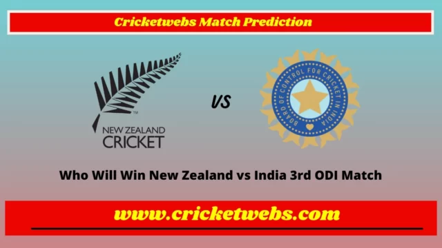 Who Will Win New Zealand vs India 3rd ODI Match Prediction