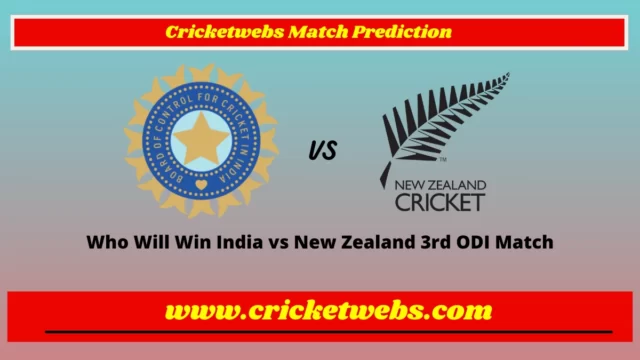 Who Will Win India vs New Zealand 3rd ODI 2023 Match Prediction