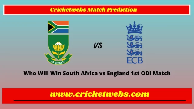 Who Will Win South Africa vs England 1st ODI 2023 Match Prediction