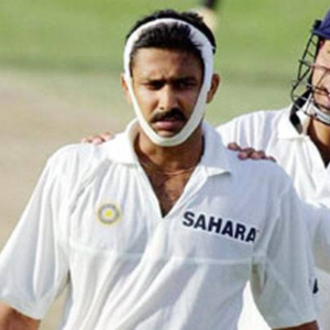 Anil Kumble: Jaw Fracture