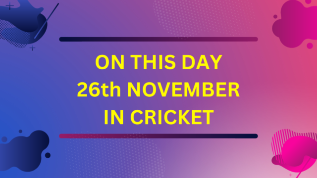 ON THIS DAY 26th NOVEMBER