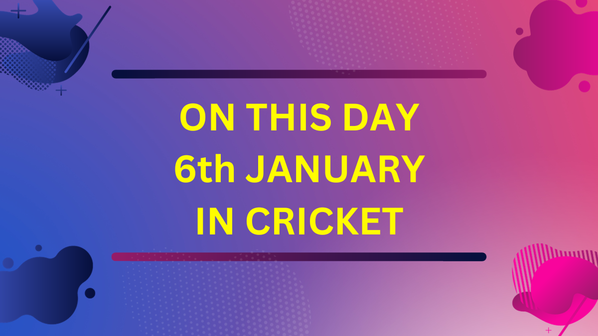 ON THIS DAY 6th JANUARY